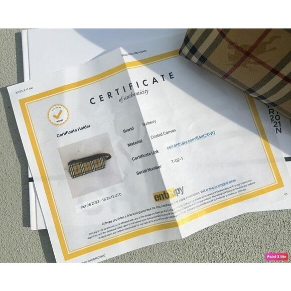 Vintage BURBERRY Haymarket Check Coated Canvas Shoulder Strap Handbag - Picture 11 of 12